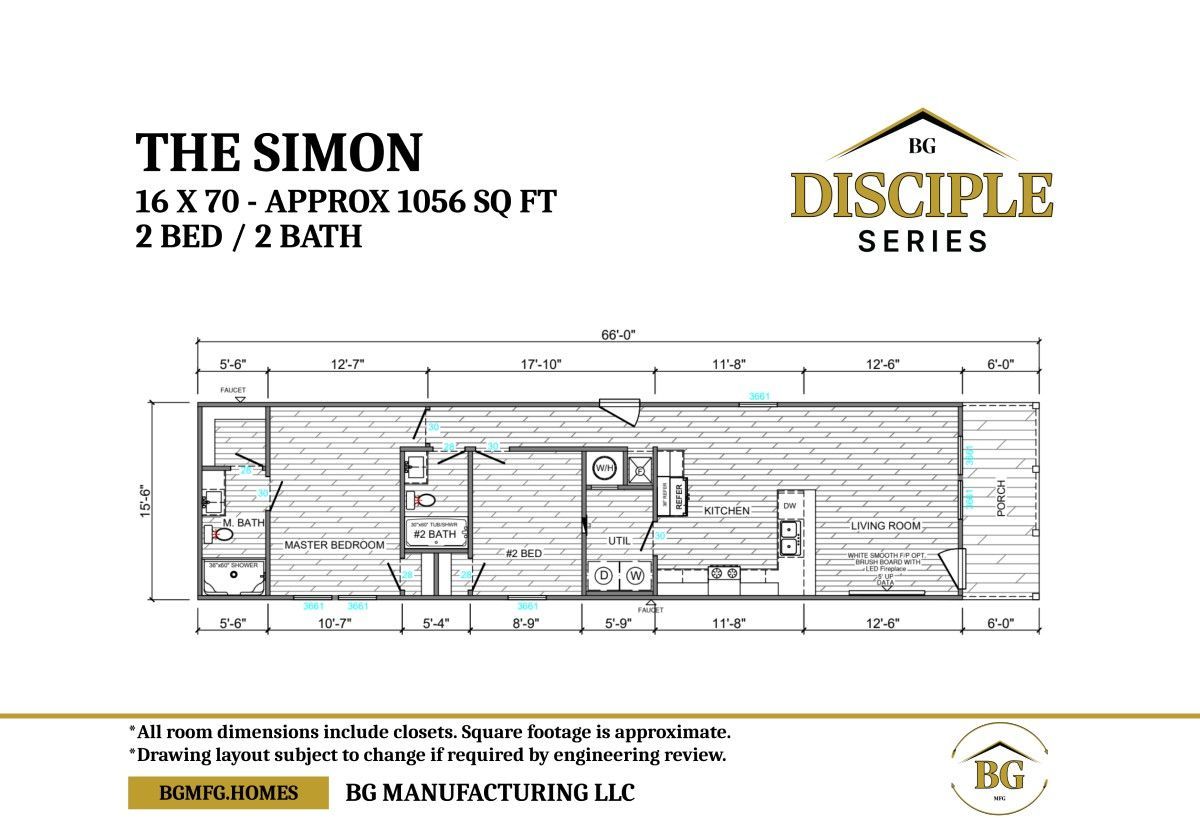 The Simon Modular home by BG for sale at Gulf South Homes in Houma, Louisiana